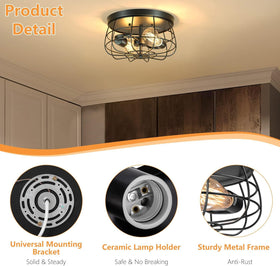 Lomoky flush-mount ceiling lamp offers unobtrusive kitchen lighting