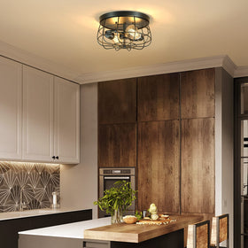 Lomoky 2-light fixture compatible with LED or incandescent bulbs
