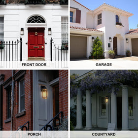 LONEDRUID entryway patio or garage lighting enhances curb appeal
