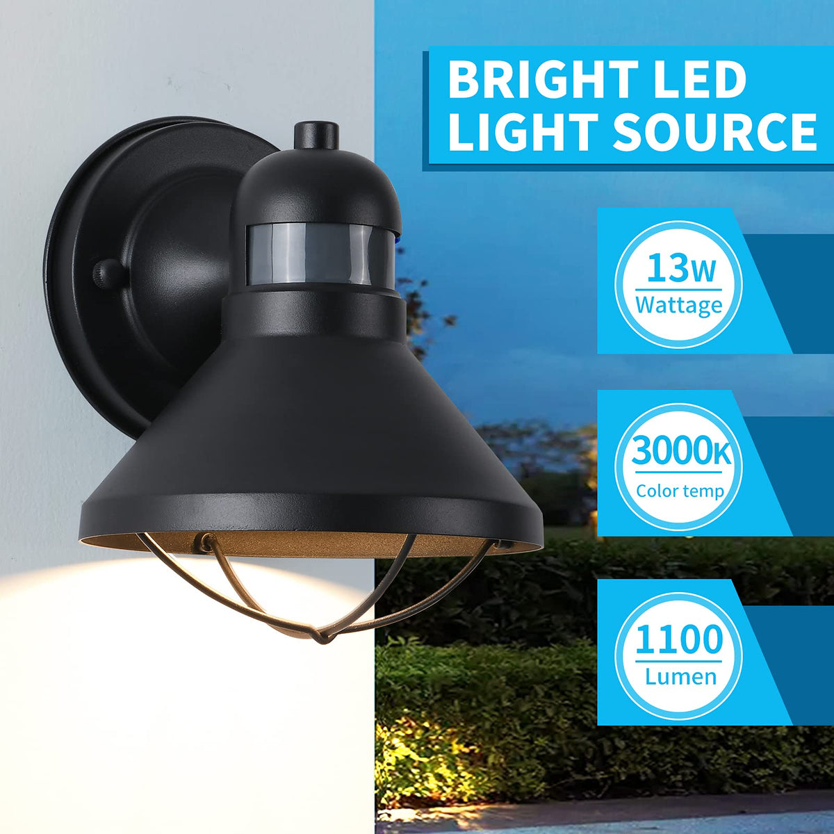 LONEDRUID motion detection angle view highlights responsive sensing