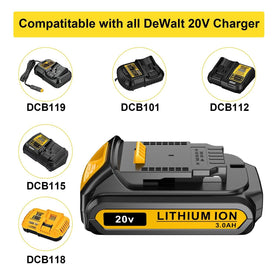 LONG FIT charging with Dewalt charger demonstrates versatile charging