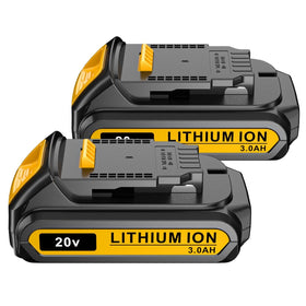 LONG FIT 3.0Ah battery pack front view for longer run time