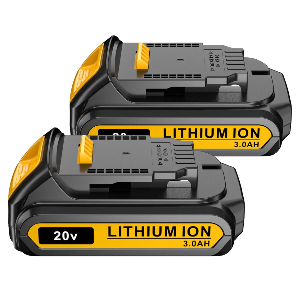 LONG FIT 3.0Ah battery pack front view for longer run time
