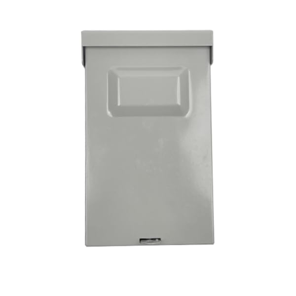 Long Term 240V 60A pull-out switch box front view for outdoor AC disconnect.