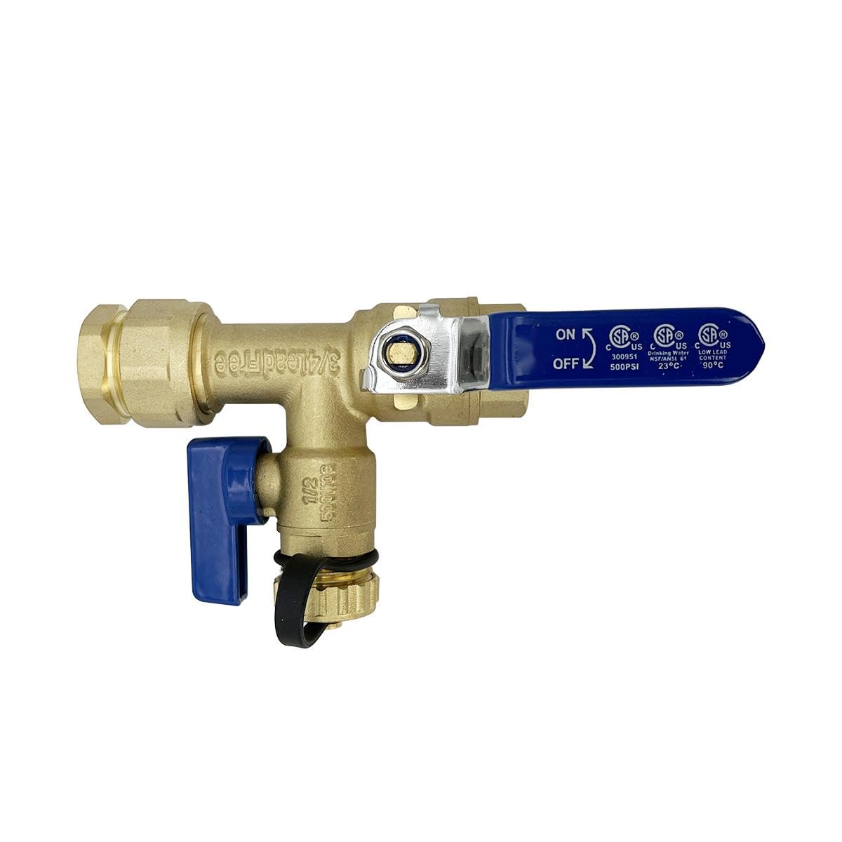 Long Term brass pressure relief valve highlighting durable, leak-resistant design.