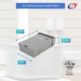 Long Term disconnect box with six-pack design and pullout handle