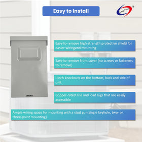 Long Term UL-listed disconnect box for safety and compliance
