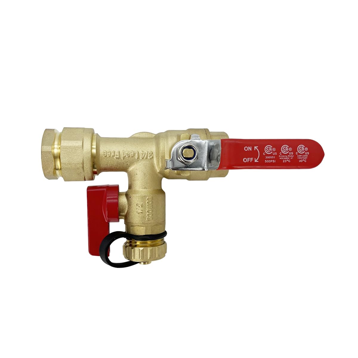 Long Term IPS isolator cold valve with blue handle for quick cold water identification.