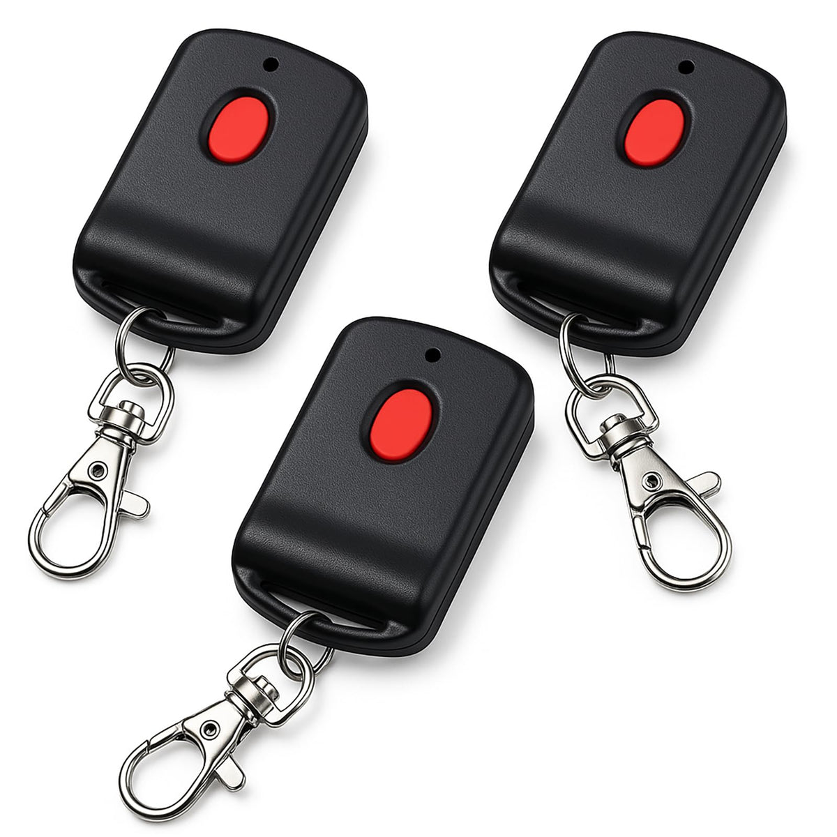 LongCtrl 3-pack Multicode remote setup for easy garage access and pairing.