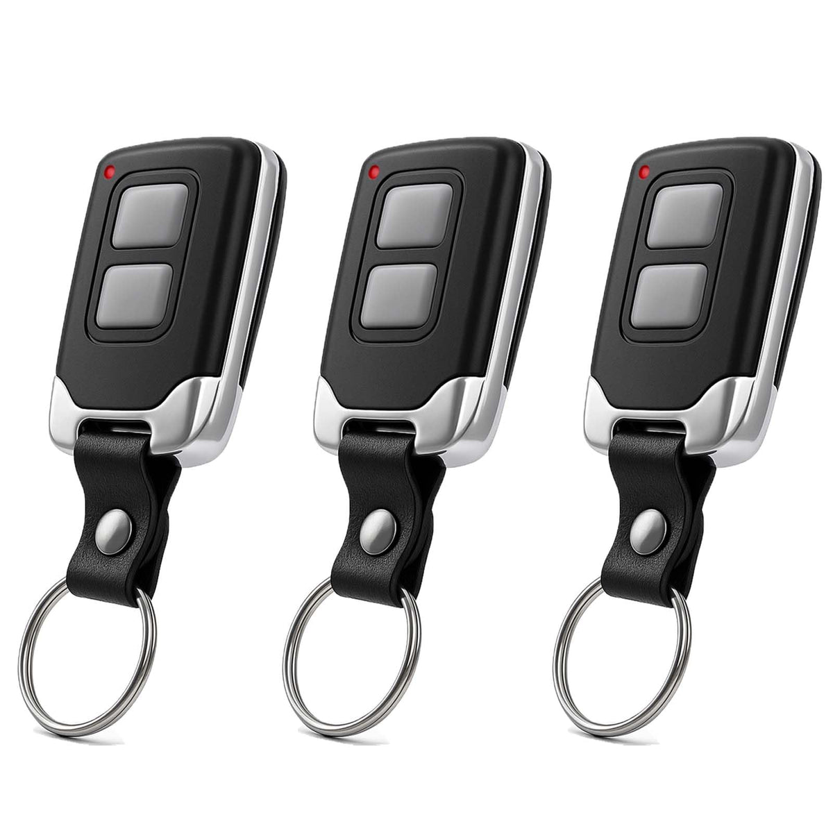 LongCtrl Genie remote front view with compact design and rolling code security