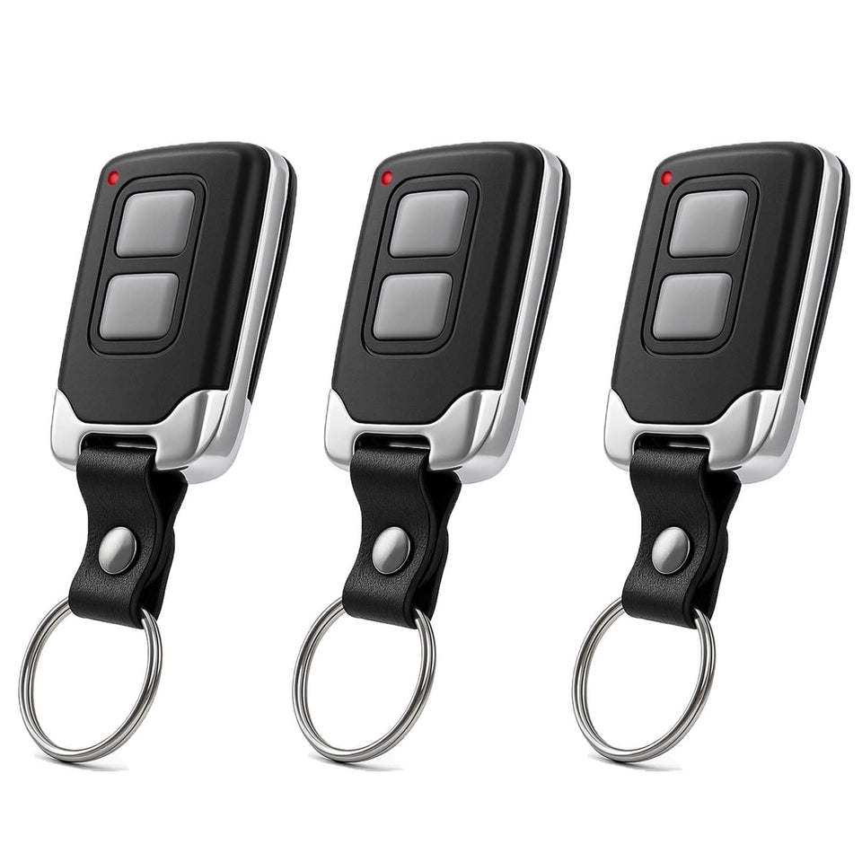 LongCtrl Genie remote front view with compact design and rolling code security