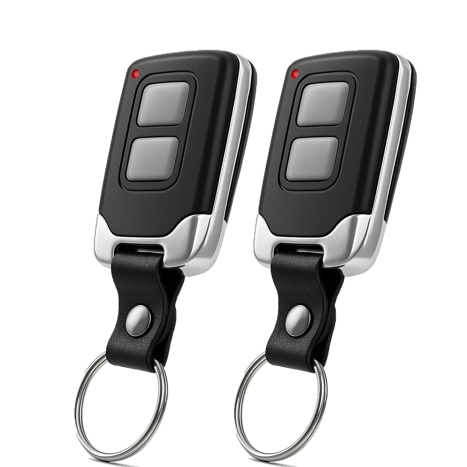LongCtrl Genie G3T-R remote front view showing compact design for portable use