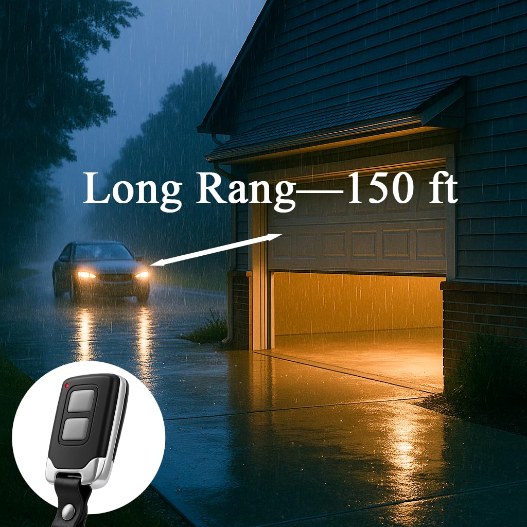 LongCtrl remote on car keyring demonstrates quick access and easy setup