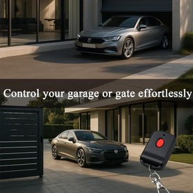 LongCtrl keychain remote for convenient garage entry on the go.