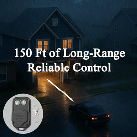 LongCtrl LiftMaster remote 373LM highlights durable housing for everyday wear