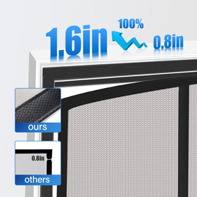 LONGEAS 72x80 opening illustrates suitable fit for large doors.