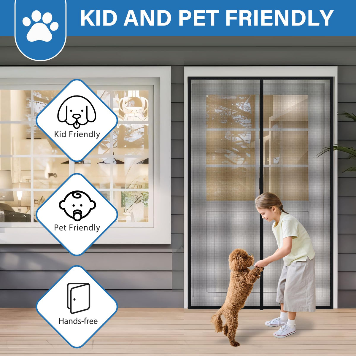 LONGEAS improved airflow delivers fresh air without opening the door.