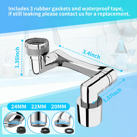 Longing Home heavy-duty rotating arm close-up highlighting durable brass fittings