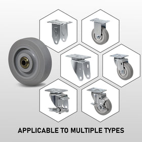 LONGRUNFORU set of 4 caster wheels enhances mobility across equipment.