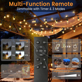 LONIUTO IP65 weatherproof design withstands rain and sun.