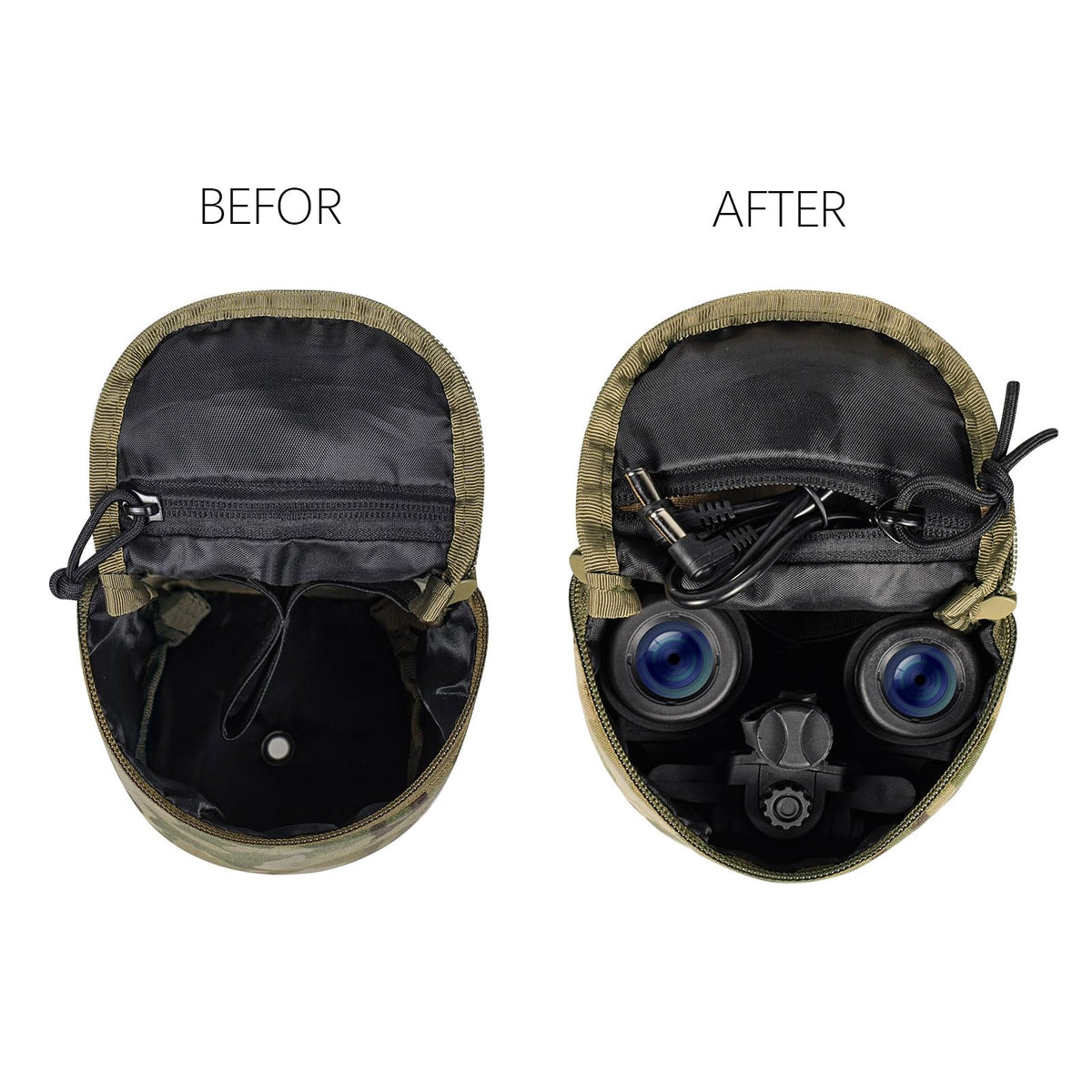 Lonloke NVG pouch belt-mount option for quick on-the-go access.