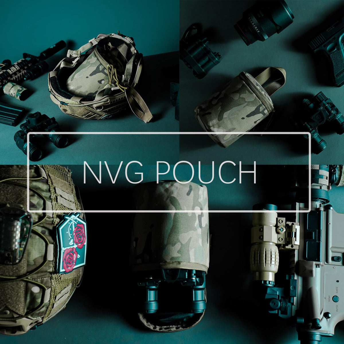 Lonloke NVG pouch compatible with PVS-series and photo optics for versatility.