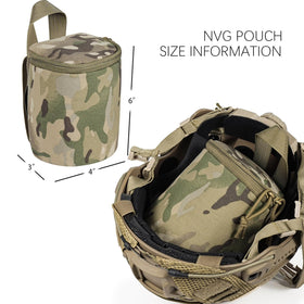 Lonloke NVG pouch inside lid pocket for batteries or small items.