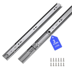 LONTAN 22in soft-close drawer slide for quiet, full-extension access.