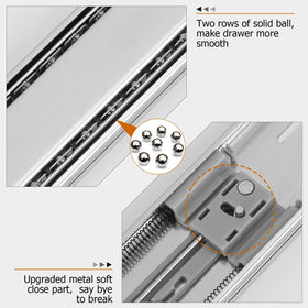 LONTAN quick-release mechanism enables easy drawer removal