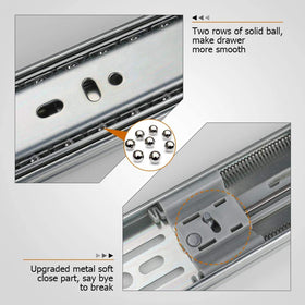 LONTAN full-extension drawer slides let you reach every item.