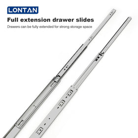 LONTAN heavy-duty drawer slide supporting 100 lb loads