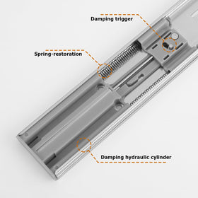 LONTAN hydraulic damper reduces noise for a calmer home