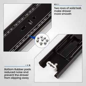 LONTAN quick-release enables tool-free drawer removal