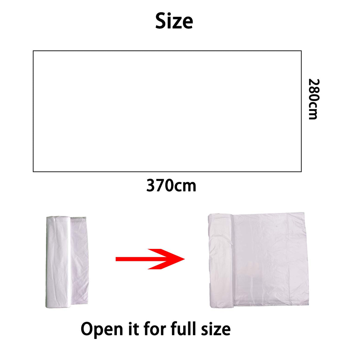 LOOBANI 9x12 feet coverage enabling broad painting protection
