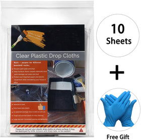 LOOBANI drop cloth sheet being taken from the pack for use