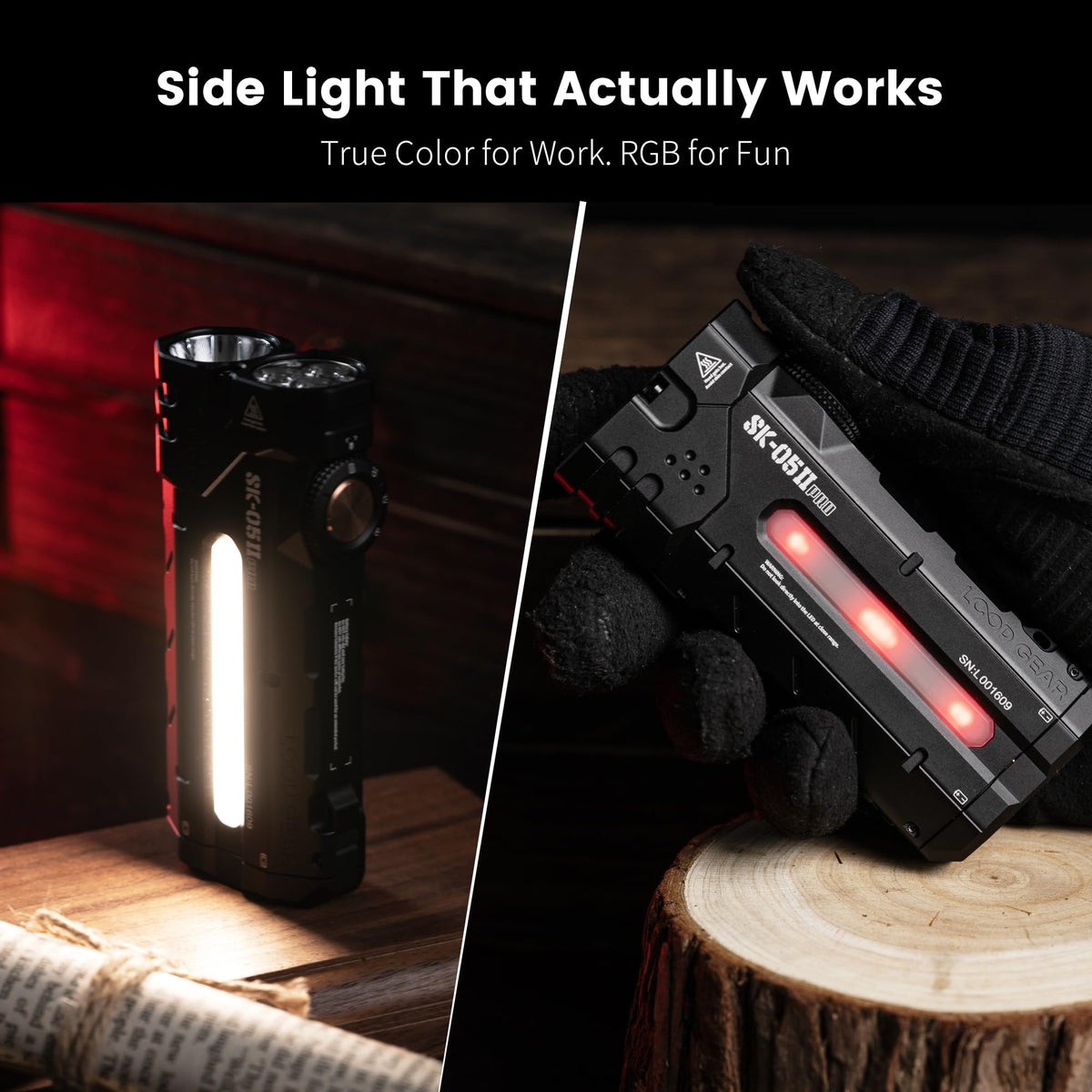 Loop Gear SK05 Pro 2 in hand demonstrates portable EDC for emergencies