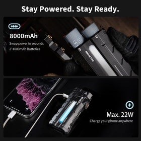 Loop Gear SK05 Pro 2 spotlight mode emphasizes long throw for outdoor tasks