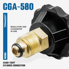 LOOPHILL VN-500 four-mode knob enabling quick switching between test, purge, braze, and off