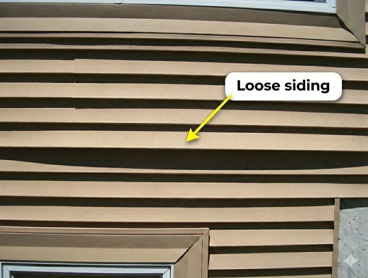 Loose Siding Fasteners 10-pack covers up to six feet of siding.