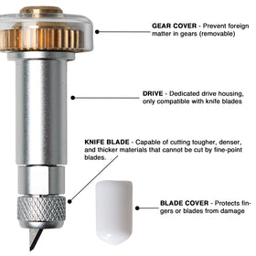 LOPASA knife blade for thick materials up to 3/32 inch enabling clean cuts