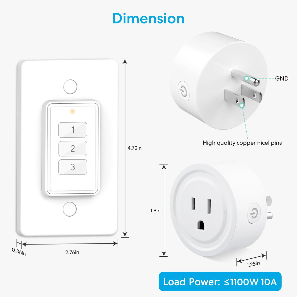 LoraTap memory function keeps the last on/off state after power loss.