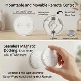 LoraTap Mini Remote No Hub Required means quick setup without apps