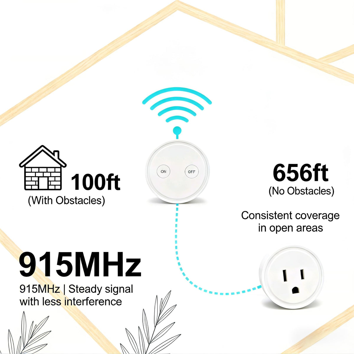 LoraTap Mini Remote Range Through Walls demonstrates strong indoor outdoor signals
