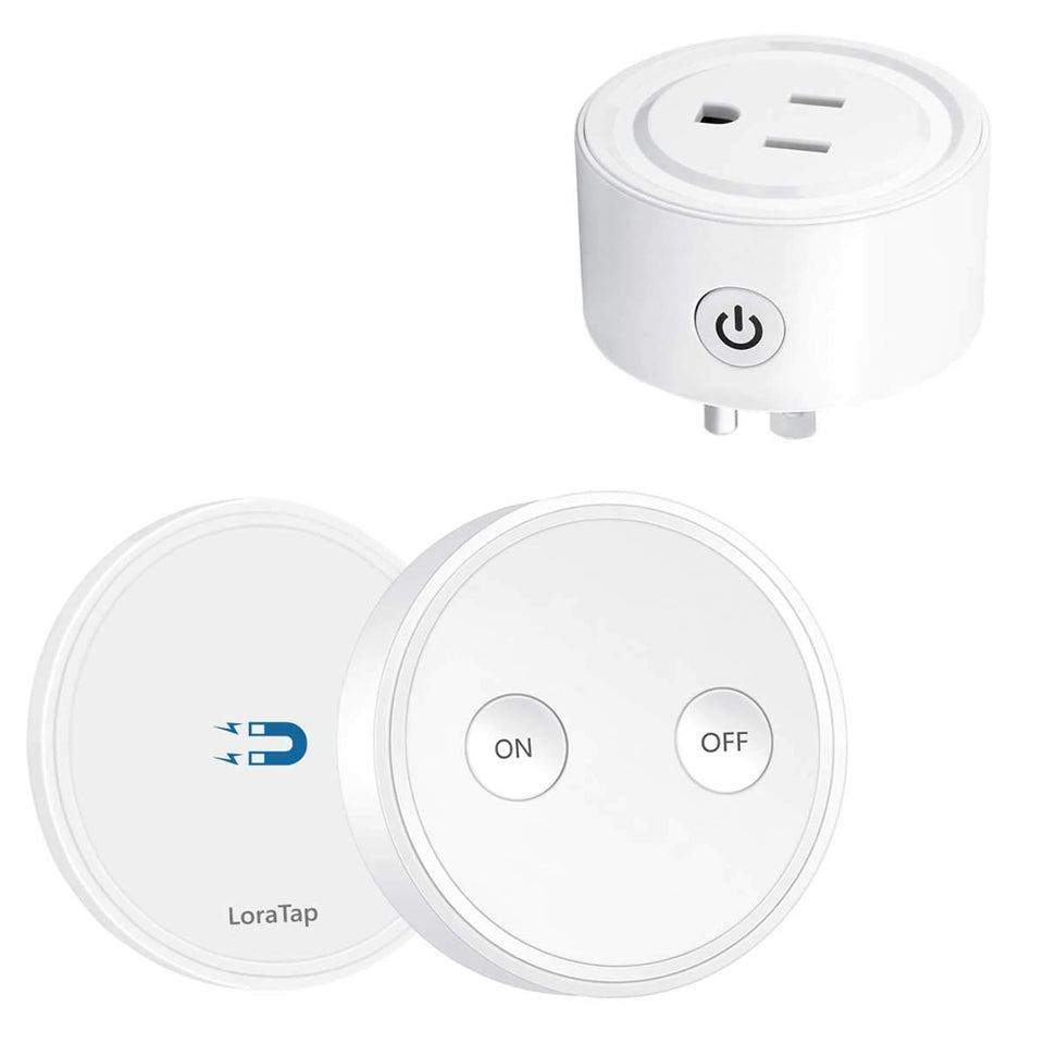 LoraTap Mini Remote Wall Switch shows instant control from any room