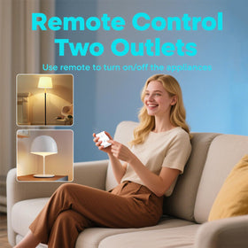 LoraTap remote detaches magnetically for convenient, on-the-go operation.