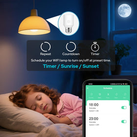 LoraTap timer feature for porch lights and automatic schedules.