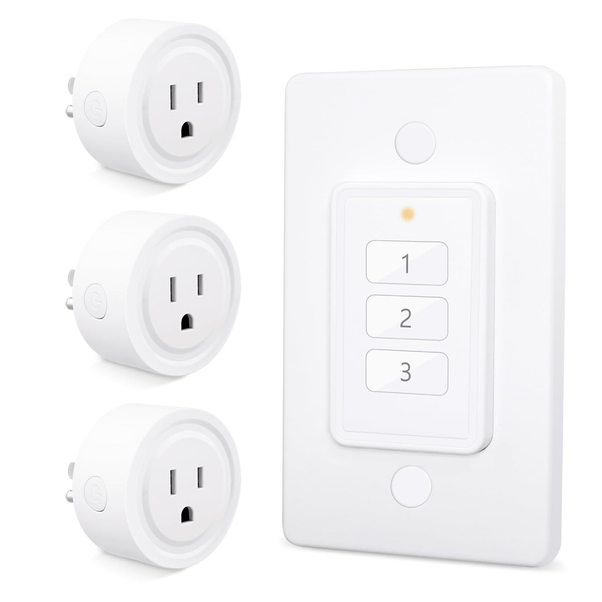 LoraTap wireless wall-switch in use for easy remote control of lights.