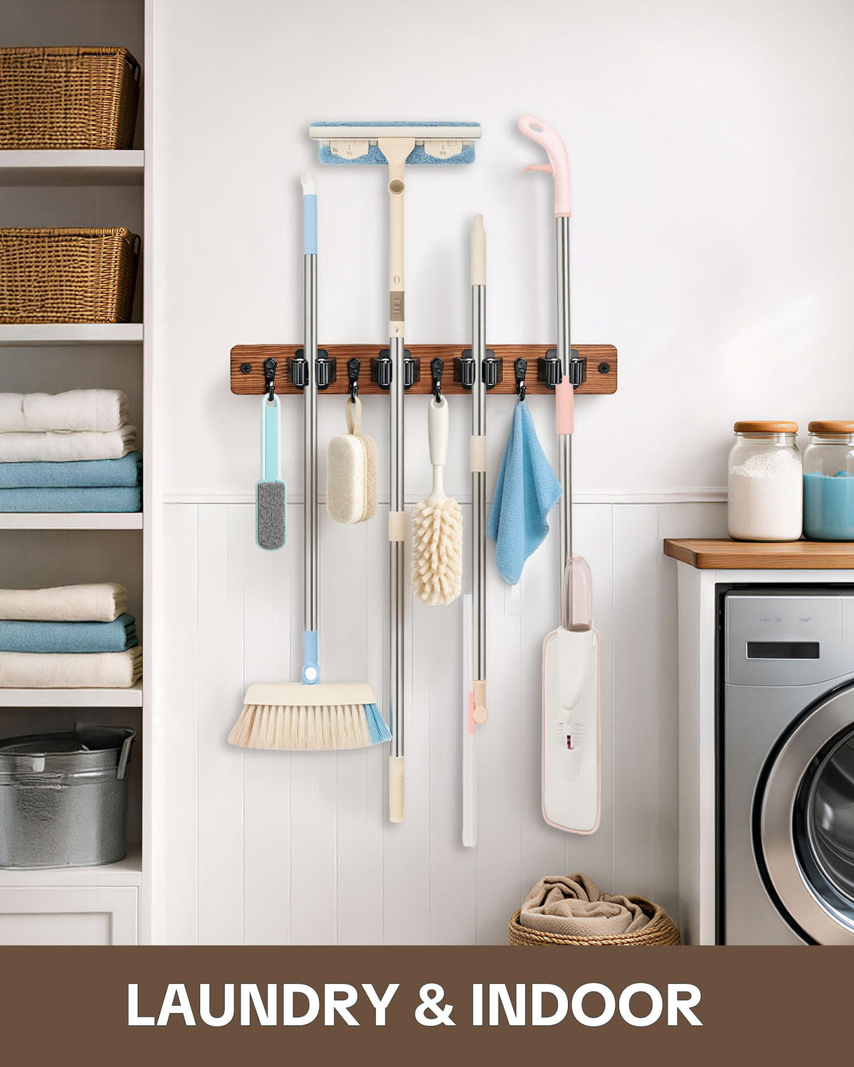 Lorbro heavy-load mount supports daily household tools without sagging.