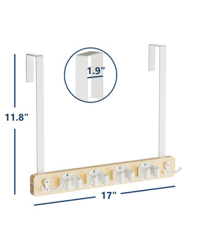 Lorbro over the door mount enables one-handed tool access.