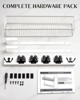 Lorbro wall-mount design maximizes space in tight areas.